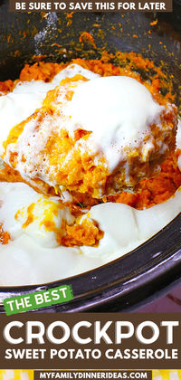 Crockpot Sweet Potato Casserole