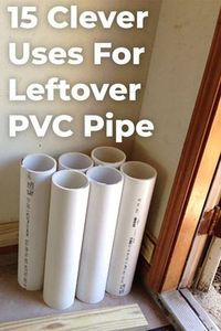 PVC Pipe Projects! You're going to love this collection of DIY PVC Pipe Projects and Ideas! Includes DIY winter storage ideas, organizing hacks and summer DIY home decor! We never imagined doing all these creative projects for your home using plain old PVC pipes! You might want to grab some PVC pipe when you see these borderline brilliant ways to use it in your home! We never imagined doing all this with plain old PVC pipes! #pvcdiy #pvcpipeideas #pvcprojects