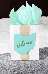 So many fun DIY's for the wedding guest hotel room gift bags!