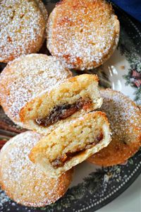 Frangipane Mince Pies, a delicious twist on the traditional mince pie recipe. The pies are made with an easy sweet pastry, rich mincemeat and topped with frangipane for an indulgent touch. A decadent Christmas dessert that will go down well with absolutely everyone.