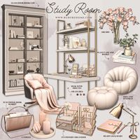 2022.02 - Vintage Bathroom Set 復古浴室組 [Ruby Red Sims]