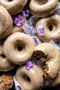 Baked Maple Glazed Doughnuts...made with pure maple syrup, the perfect way to make any day fun, happy, and delicious!