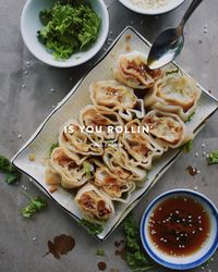 Carbs wrapped in carbs, like my name was Lil Gluten. Zha liang is a typical dish found at Cantonese dim sum made with you tiao   (fried dough) and cheung fun (rice noodle sheets)---  you see why you can't go wrong with this recipe. It's everything you could ever want in carb h