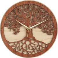 Tree of Life Clock in wood Limited Production Shipping | Etsy