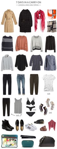 How To Pack Stylishly For 7 Days in a Carry-On | whoorl | Bloglovin’