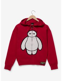 Disney Big Hero 6 Baymax Women's Knit Zippered Hoodie - BoxLunch Exclusive | BoxLunch