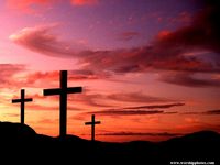 sunset crosses