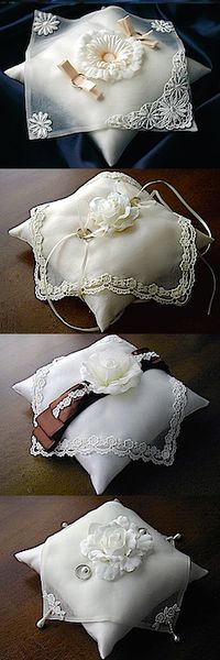 ateliersarah’s ring pillows