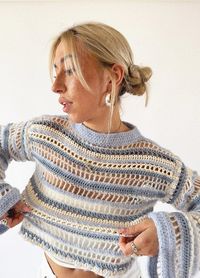 Mesh Sweater Kit @Belinalilly – We Are Knitters