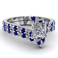 white-gold-princess-white-diamond-engagement-wedding-ring-blue-sapphire-in-pave-set-FDENS3007PRGSABL-NL-WG