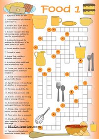 Crossword: Food 1