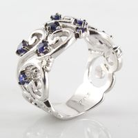 Effy' Blue Sapphire Vine Ring | 0.08ctw, 0.50ctw | SZ 7.5 | – 100 Ways