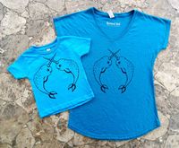 Need an awesome Mother's Day gift? Try our matching Mommy and Me Narwhals T Shirt Set! Also a great Baby Shower Gift. Get one today: https://www.etsy.com/listing/281778328