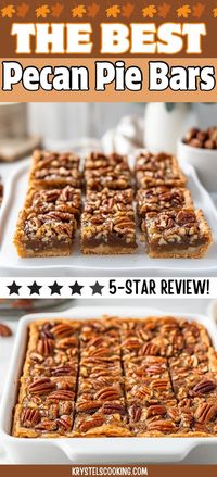 Easy Pecan Pie Bars: Discover the best fall recipe with these easy-to-bake pecan pie bars. Perfectly sweet and nutty, they’re a hit for any occasion!