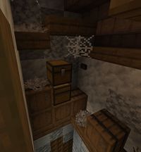 ▛From Redditor /u/missis_issis▟ Perfect for your fall and halloween spooky builds! On top of cobwebs, you can place dead corals on blocks to produce a dust bunny look. Really enhances the look of an attic or an abandoned and old building.