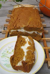 So.....i can eat the whole loaf? Pumpkin & Cream Cheese Bread...... Only 500 Calories for the WHOLE loaf!! my new favorite dessert!