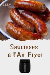 Cuire des saucisses à l’air fryer est sans surveillance, rapide, et les saucisses deviennent croustillantes à l’extérieur et juteuses à l’intérieur.