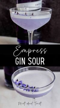 You’ll adore this Empress Gin Cocktail if you’re a gin lover. This vibrant and refreshing drink is a delightful twist on the classic Gin Sour, with the addition of Empress 1908 Gin. The result is a visually stunning and palate-pleasing cocktail, perfect for a special occasion.