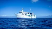 Isabela Yacht sails the blue seas around the Galapagos