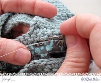 Tutorial: Sew A Lining Into A Crocheted Bag