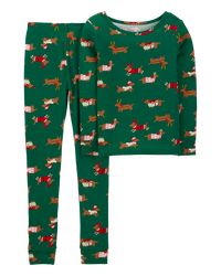 Kid 2-Piece Christmas Dog PurelySoft Pajamas - Carter's | Carter's