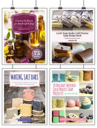 Soap Making Recipes + Essential Oil Blends Bundle (4 Digital Book Bundle)