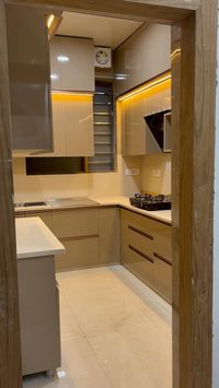 Latest kitchen interior ideas for small kitchens. Unique design for kitchen cabinet and storage.