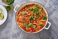 Thai Red Curry Coconut NoodlesDelish