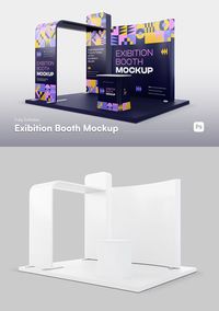 Exhibition Booth Mockup