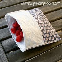 A quick and easy sewing project suitable for beginners. Recycle plastic shopping bags to create a water-resistant liner and use …