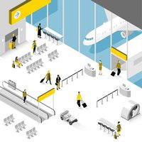 Work in progress: background #illustration for a new #datavisualization project . . . #illustration #vectorart #vector #informationdesign #infographics #infographic #isometric #airport #schwandt_design #schwandt