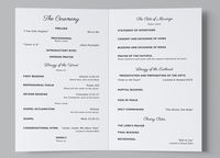 Free Catholic Wedding Program Template