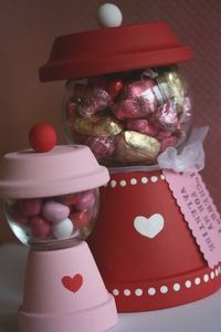 Flower Pot Candy Machine :)