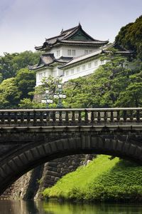 Japan's royal family calls the water-surrounded Tokyo Imperial Palace their home, which is actually comprised of several buildings. The one the Emperor and his kin live is known as the Imperial Residence.   - HouseBeautiful.com