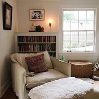 home house interior design bookshelves sitting room reading nook cottagecore farmhouse