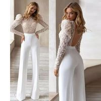 White Wedding Jumpsuits