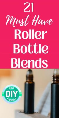 Must-have essential oil roller bottle blends with step by step instructions ! Clear skin, Stress and immune support blends. #youngliving #eo #dottera #wellness