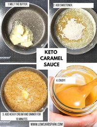 Learn how to make the perfect keto caramel sauce in just a few steps!