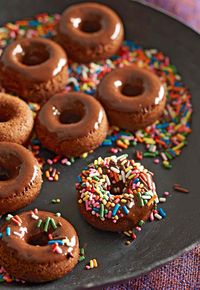 Chocolate Cake Donuts