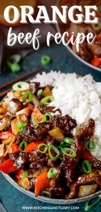 This crispy orange beef is tangy, sweet and utterly delicious. An easy Friday-night fakeaway - ready in 25 minutes!