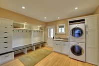 Mudroom, with bench/storage