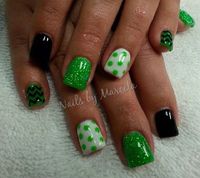 St. Patrick's day nails♪