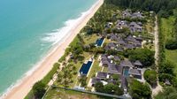 Part of the exclusive Jivana Beach Villas estate, this luxury, fully staffed beachfront villa is located on the pristine white sands of Natai Beach in rural Phang Nga, just 25 minutes from Phuket International Airport.