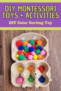 6 Fun DIY Montessori Toys 2-3 Year Olds Will Enjoy. These Handmade Montessori Toys provide opportunities for Easy and independent Toddler Learning Activities. Choose from this fun selection of DIY Montessori Toys for kids if you're looking for handmade educational toys for your toddler or preschooler. Montessori toddler activities don't have to be expensive. Reuse items you already have in your home and achieve the same educational benefits for your little ones!