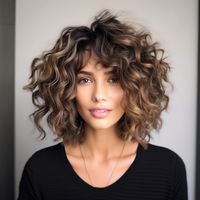 Choppy Cut with Curls