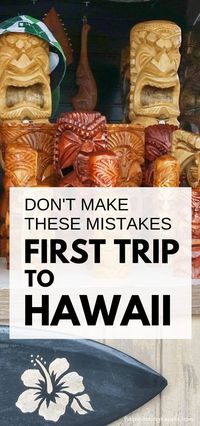 First time trip to Hawaii: Best things to do in Hawaii NOT. Mistakes first-time visitors make. Vacation tips for planning trip to Hawaii on a budget to Kauai, Maui, Oahu Hawaii, Big Island for outdoor travel destinations and Hawaiian culture with what to pack for Hawaii packing list and what to wear in Hawaii. wanderlust adventure