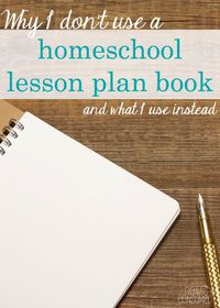 The truth is- I couldn't make a homeschool lesson plan book work for me. I tried everything from little squares to digital boxes. The trouble was, it didn't fit. Come see what I use now and how it fosters accountability and independence in my children at the same time!