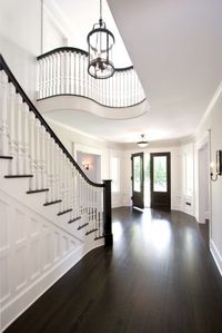 Love the dark floors