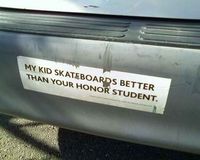 car, kids, and skateboard image