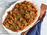 Jewish-Style Braised Brisket With Onions and Carrots